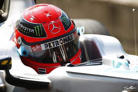 schumacher, hungary 2010