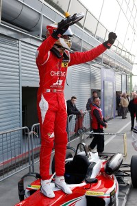 Marciello celebrates victory. © FIA