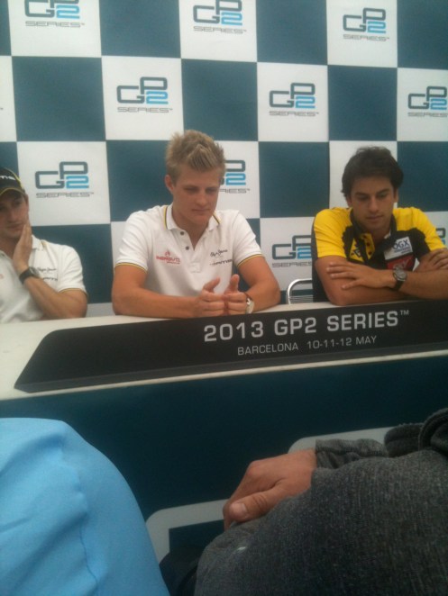 Ericsson (centre) and Nasr (right). © Leigh O'Gorman