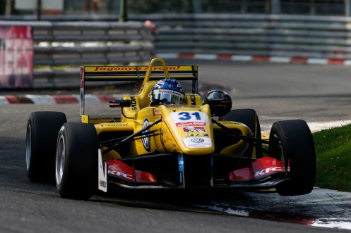 Blomqvist took a tough victory in race two at Pau. © FIA.