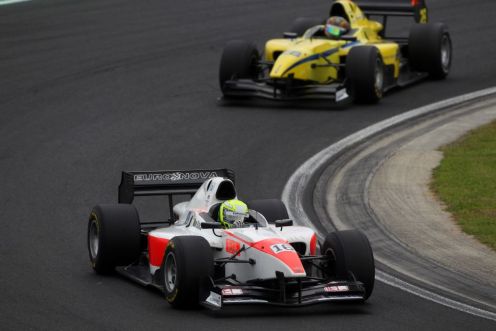 Sato proved decisive on track. © Auto GP World Series.