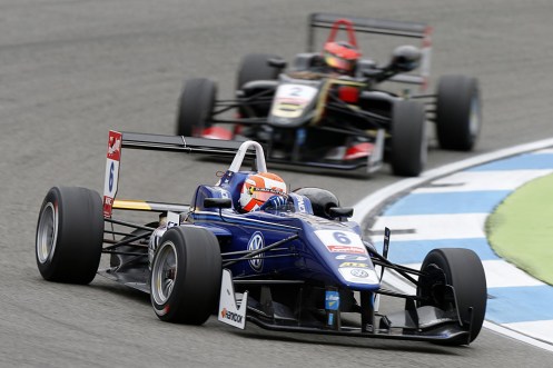 Jones raced to two podiums in Hockenheim. © FIA F3.