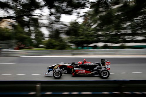 Ocon won the Pau F3 opener. © FIA