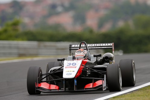 Verstappen last raced at the Hungaroring prior to the Monza F3 test. © FIA F3 Media Services.