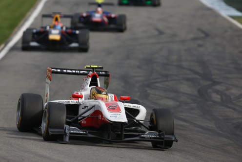 Kirchhöfer won the Saturday opener. © Sam Bloxham/GP3 Series Media Service.