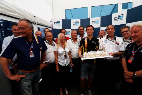 200 races and a cake to celebrate. © Sam Bloxham/GP2 Series Media Service.