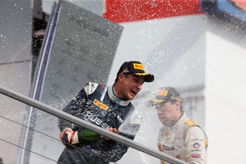 Evans was a winner in Hockenheim. © Sam Bloxham/GP2 Series Media Service.