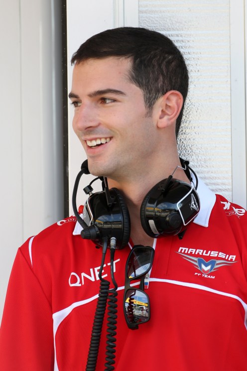 Rossi will race in Belgium. © Marussia F1 Team