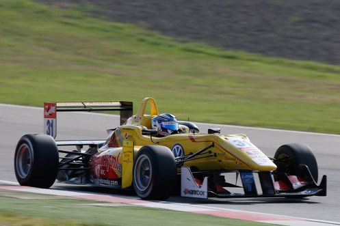Blomqvist took another FIA F3 win at Imola. © FIA F3 Media.