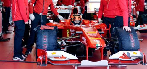 Ocon tested for Ferrari this week. © Scuderia Ferrari