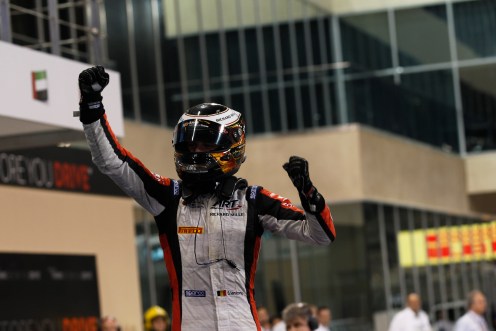 Vandoorne won again in Abu Dhabi. © Sam Bloxham/GP2 Series Media Service.