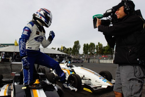 Kruger confirmed as final British Formula Ford champion. © MSA.