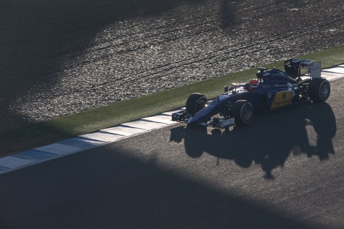 Nasr enjoyed a good opening test. © Sauber F1 Team.