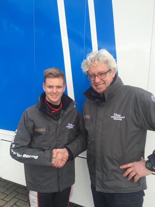 Schumacher Jr will race in German F4 with van Amersfoort. © van Amersfoort Racing.