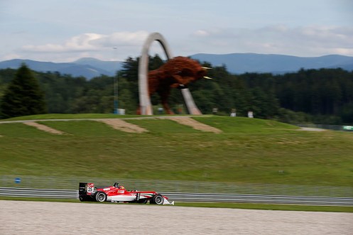 Stroll took a first F3 podium. © FIA F3 Media Services.