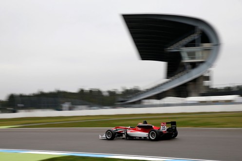 Lance Stroll wins at the Hockenheimring. © FIA F3 Media Services